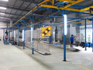 hệ thống băng tải treo