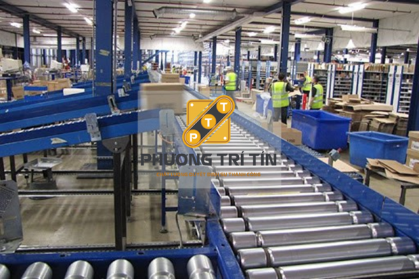 sản xuất băng chuyền công nghiệp
