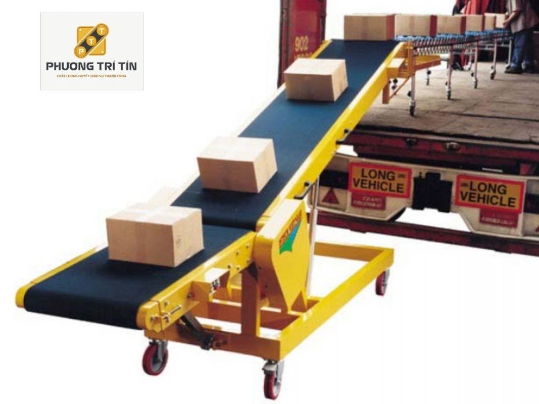 băng tải nâng hạ chuyển hàng