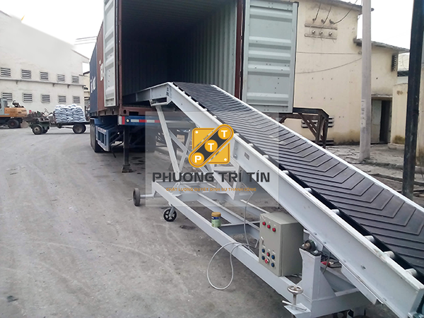 băng tải cao su có gân