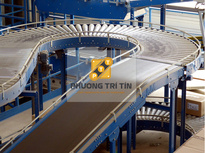 bán băng tải con lăn