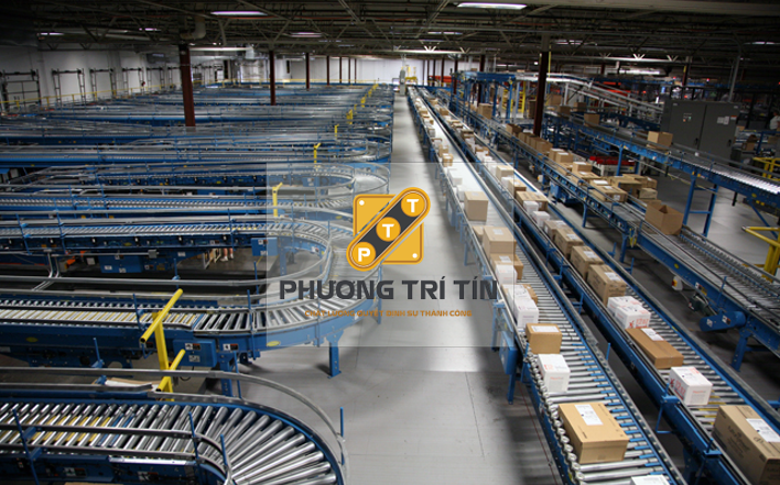 bán băng tải con lăn