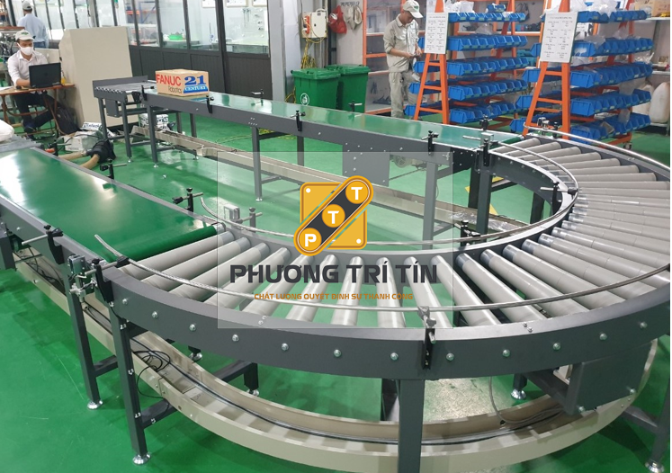 băng tải con lăn inox