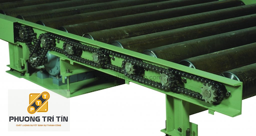 con lăn băng tải xích