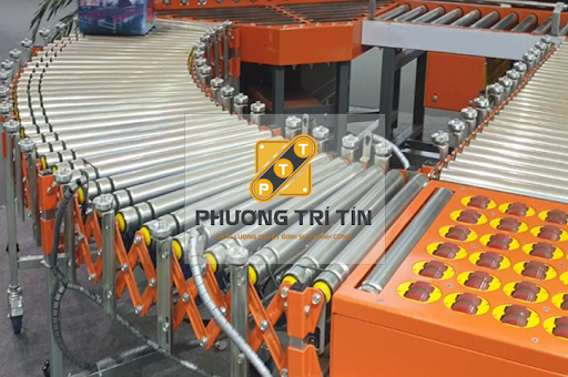 băng tải con lăn xếp