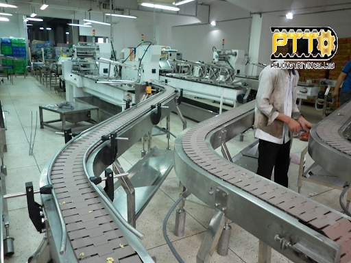 băng tải xích nhựa Băng tải xích nhựa