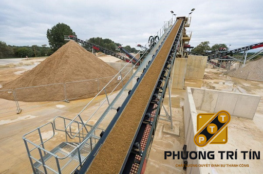 hệ thống băng tải cát