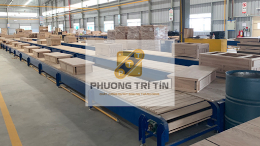 băng tải gỗ 