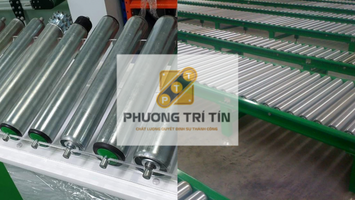 Băng tải con lăn ống kẽm
