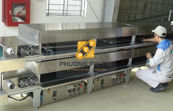 Hệ thống sấy băng tải