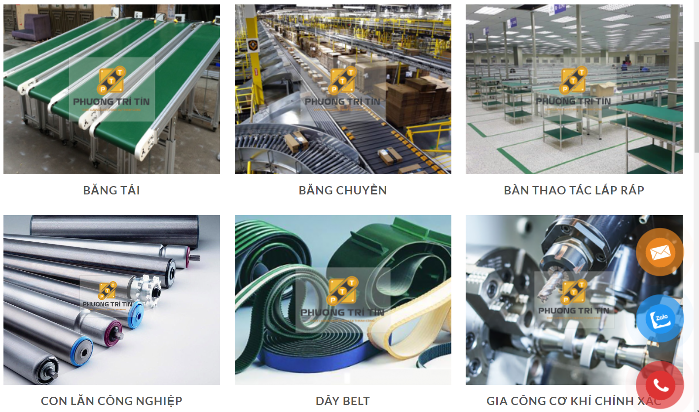 băng tải tiêu chuẩn chất lượng 