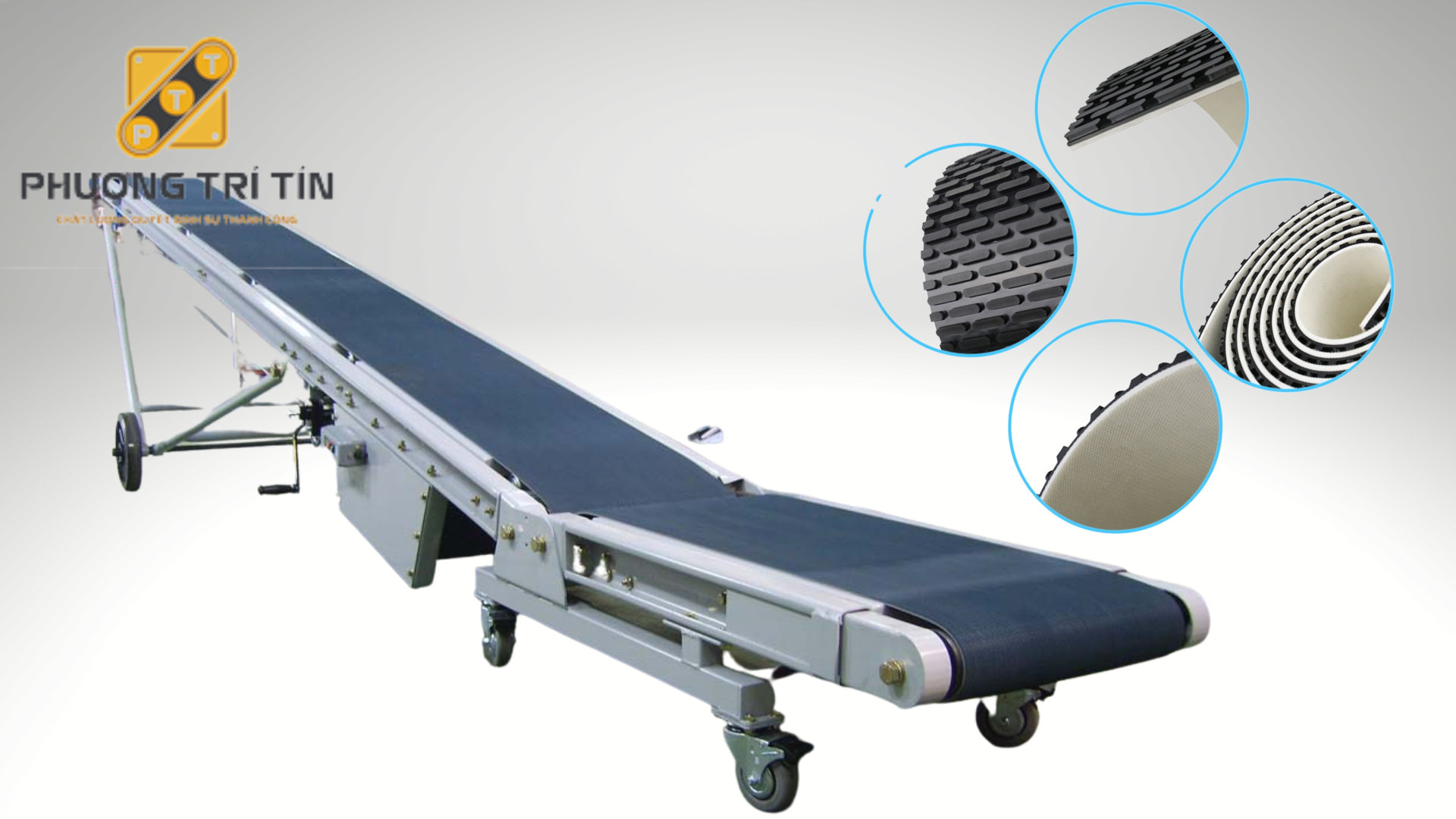 băng tải pvc nhám