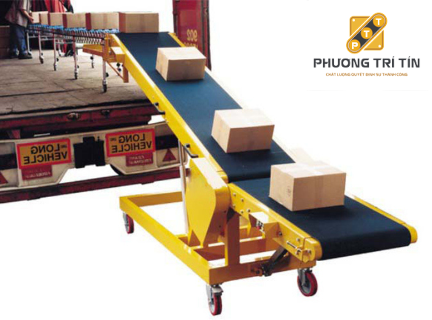 Băng tải lên công