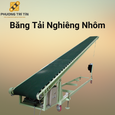 bảng giá băng tải nhôm nghiêng