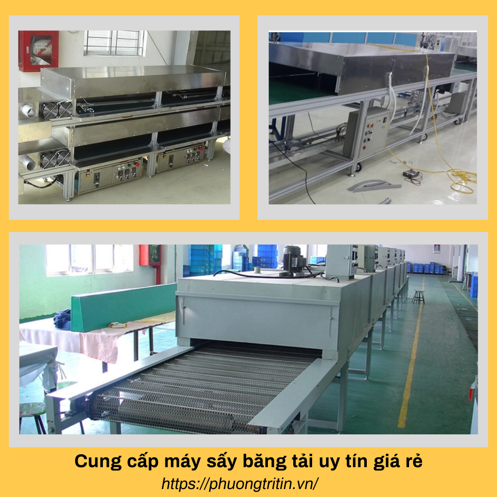 máy sấy băng tải