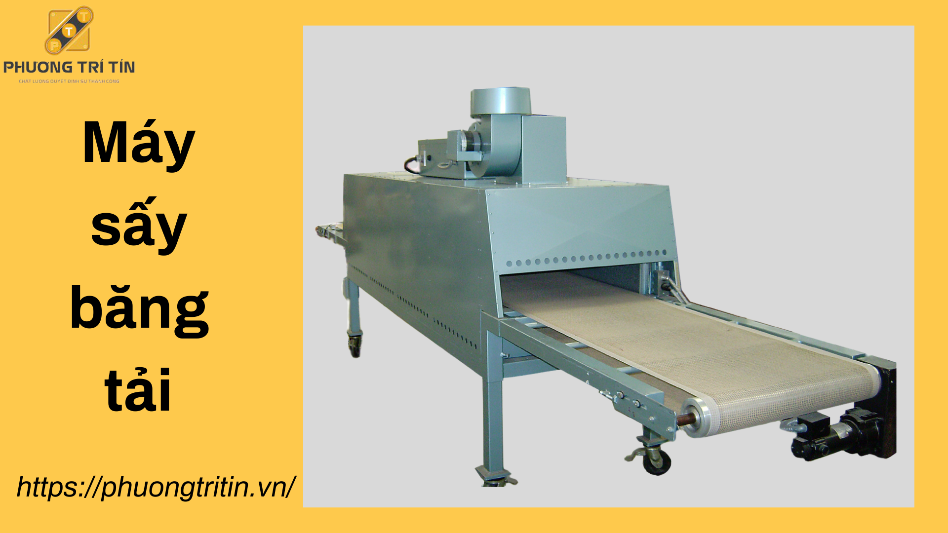 máy sấy băng tải